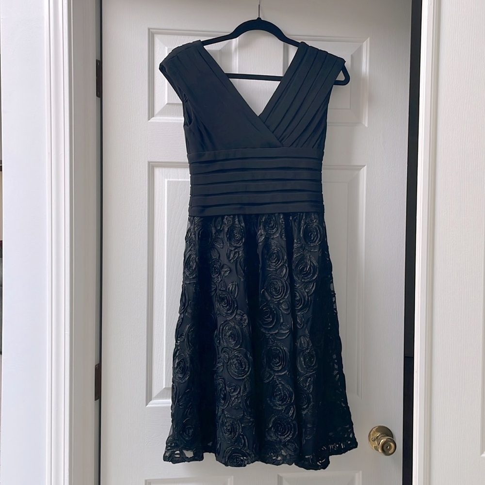 - Adrianna Papell Black Cocktail Dress
